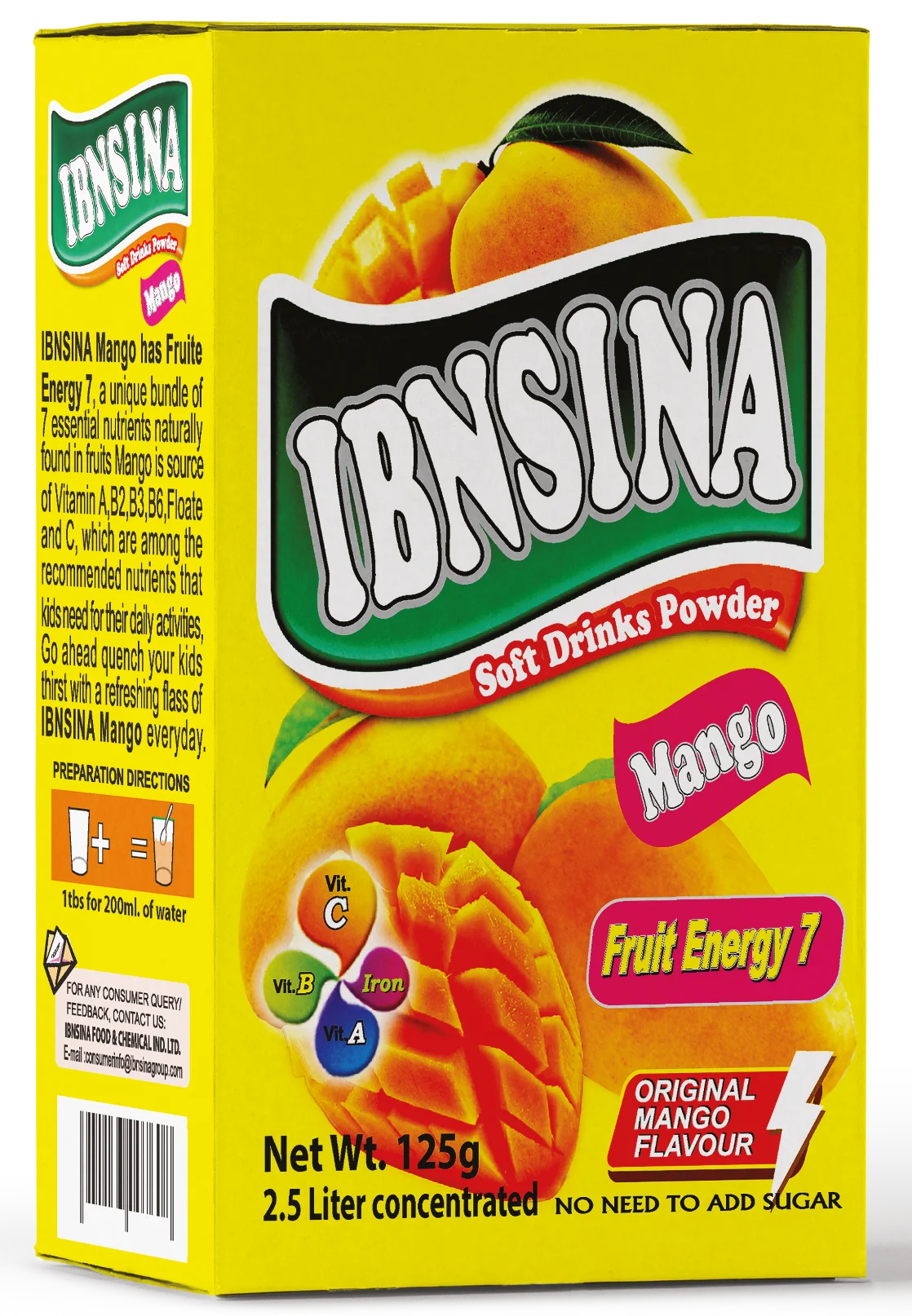 Mango Soft Drink Powder